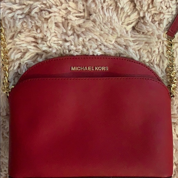 New With Tags Michael Kors Jet Set Medium Dome Crossbody Bag - Picture 12 of 17